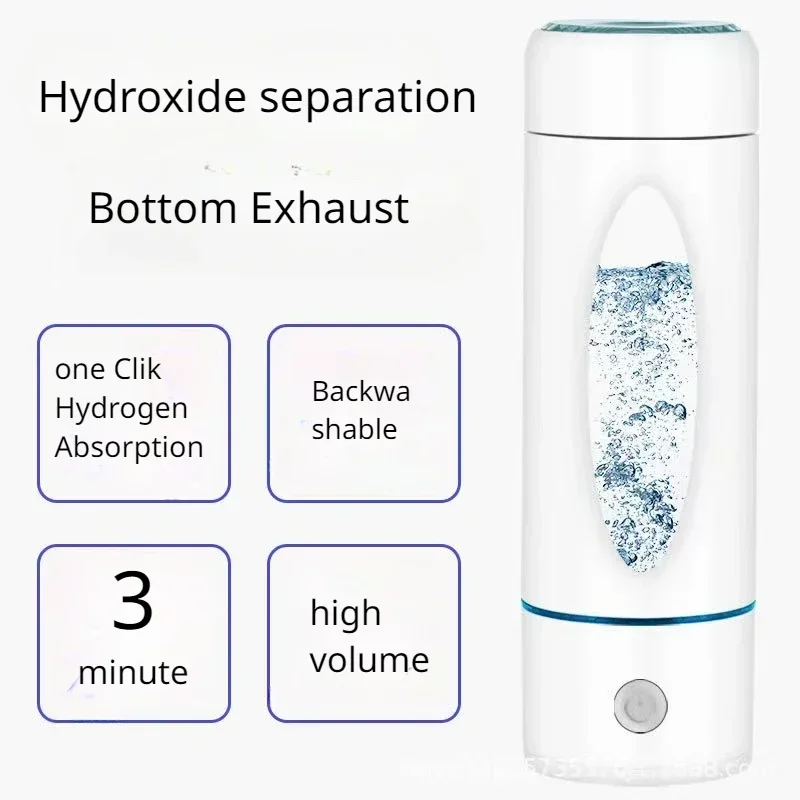 

Hydrogen Water Bottle Generator, Portable Rechargeable Water Mug, Hydrogen Water Ioniser Hydrogen Alkaline Healthcare