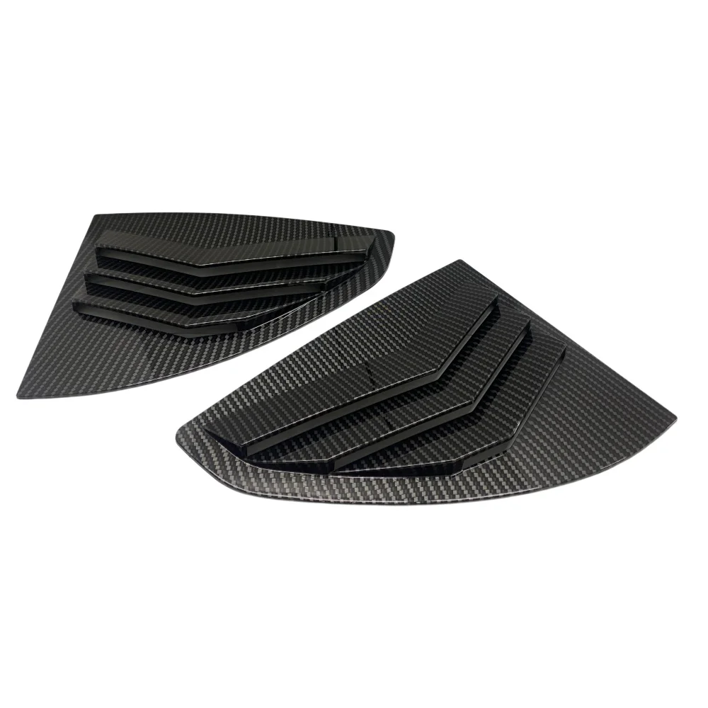 For Toyota Yaris 2007 2008 2009 2010 2011 2012 2013 Car Rear Louver Window Side Shutter Cover Trim Sticker Vent Scoop Accessorie view 5