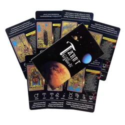 Tarot With Keywords Cards Divination Deck Versions Meaning On Cards Study Edition Oracle Board English Or Spanish