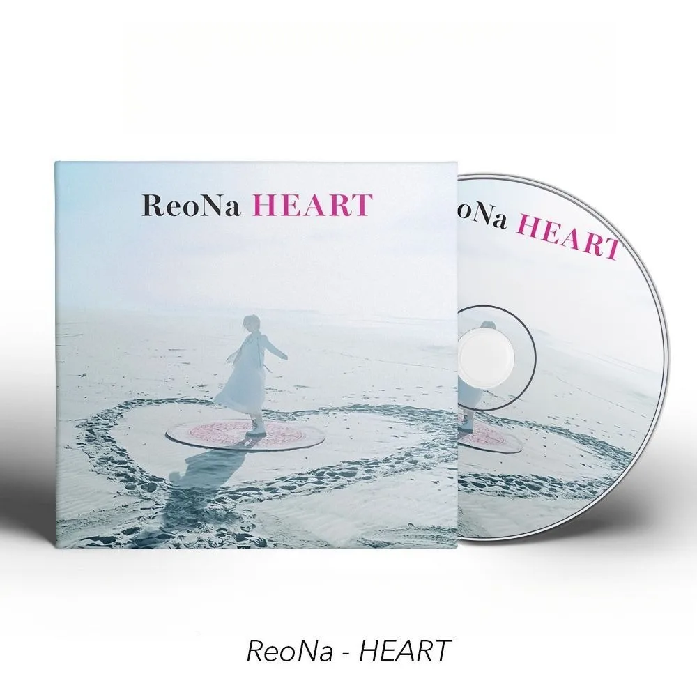 

ReoNa HEART CD | Japanese Despair-style Songstress | Classic Anime Soundtracks | Emotional J-Anime Music Disc