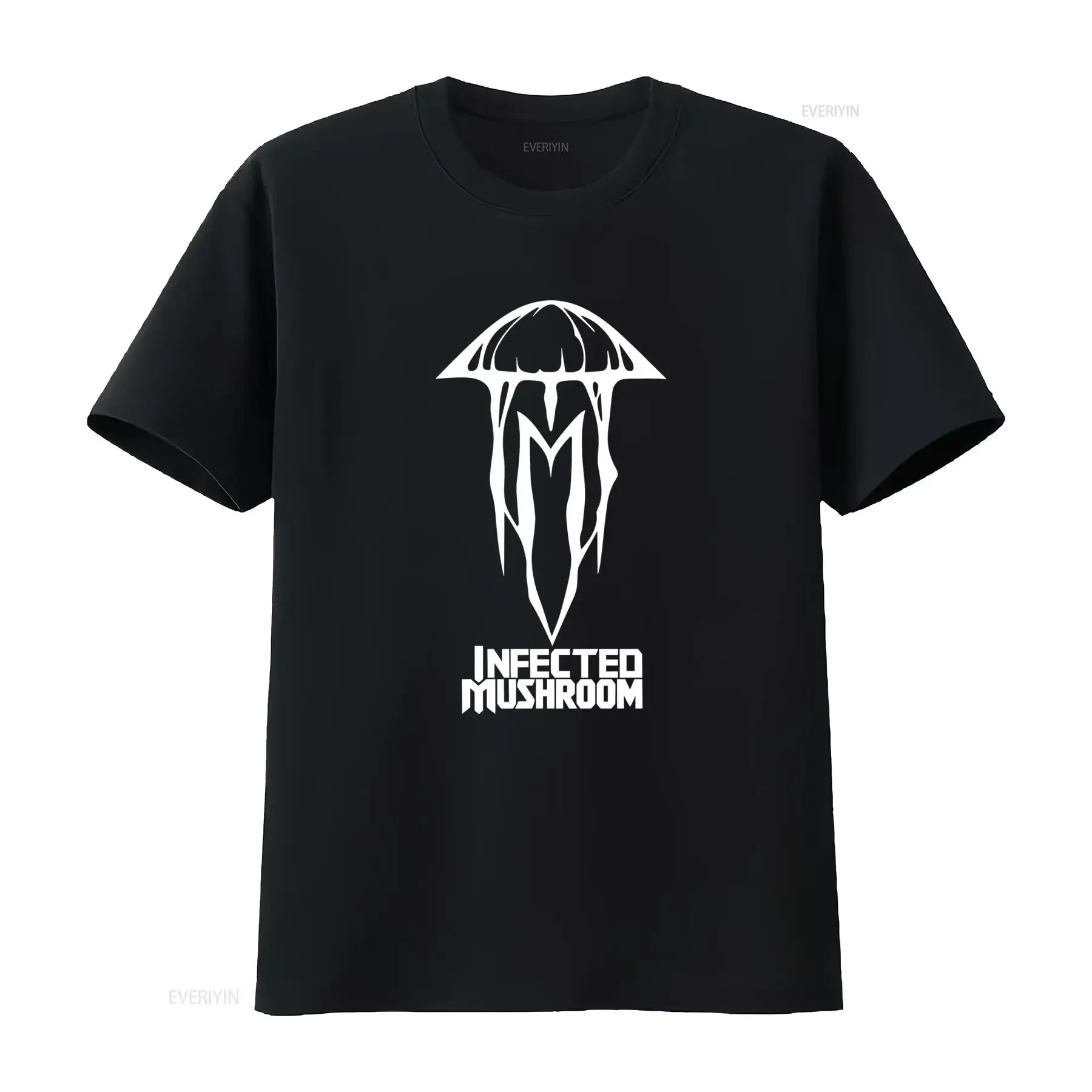 Infected Mushroom Active T Shirt with Funny Logo for American Style vintage Washed graphic Versatile Comfortable Unisex Soft