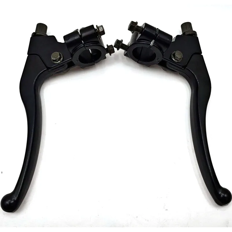 Palancas de embrague de freno de manillar de motocicleta Universal de 7/8 ''y 22mm mango de freno de tambor para accesorios de palancas de mango ATV de moto de cross