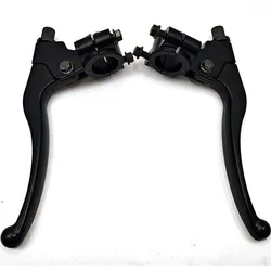 7/8'' 22mm Universal Motorcycle Handlebar Brake Clutch Levers Drum Brake Handle for Dirt Bike ATV Handle Levers Accessories