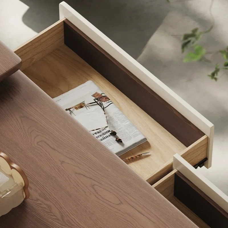 خزانة إيطالية بسيطة للتخزين، خزانة متكاملة، غرفة نوم راقية، زاوية صغيرة بجانب السرير، صندوق من الخشب الصلب #5