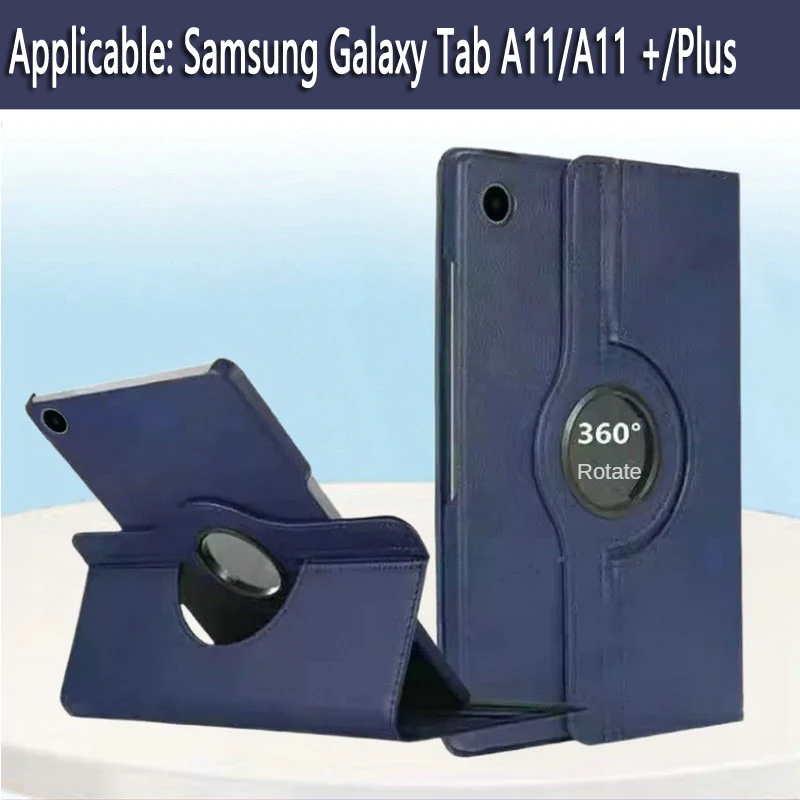 

Funda For Samsung Galaxy Tab A11 8.7/A11 +/Plus Case 360 Degree Rotating Stand Smart Coque SM-X130 X133/SM-X230 X236 TabletCover
