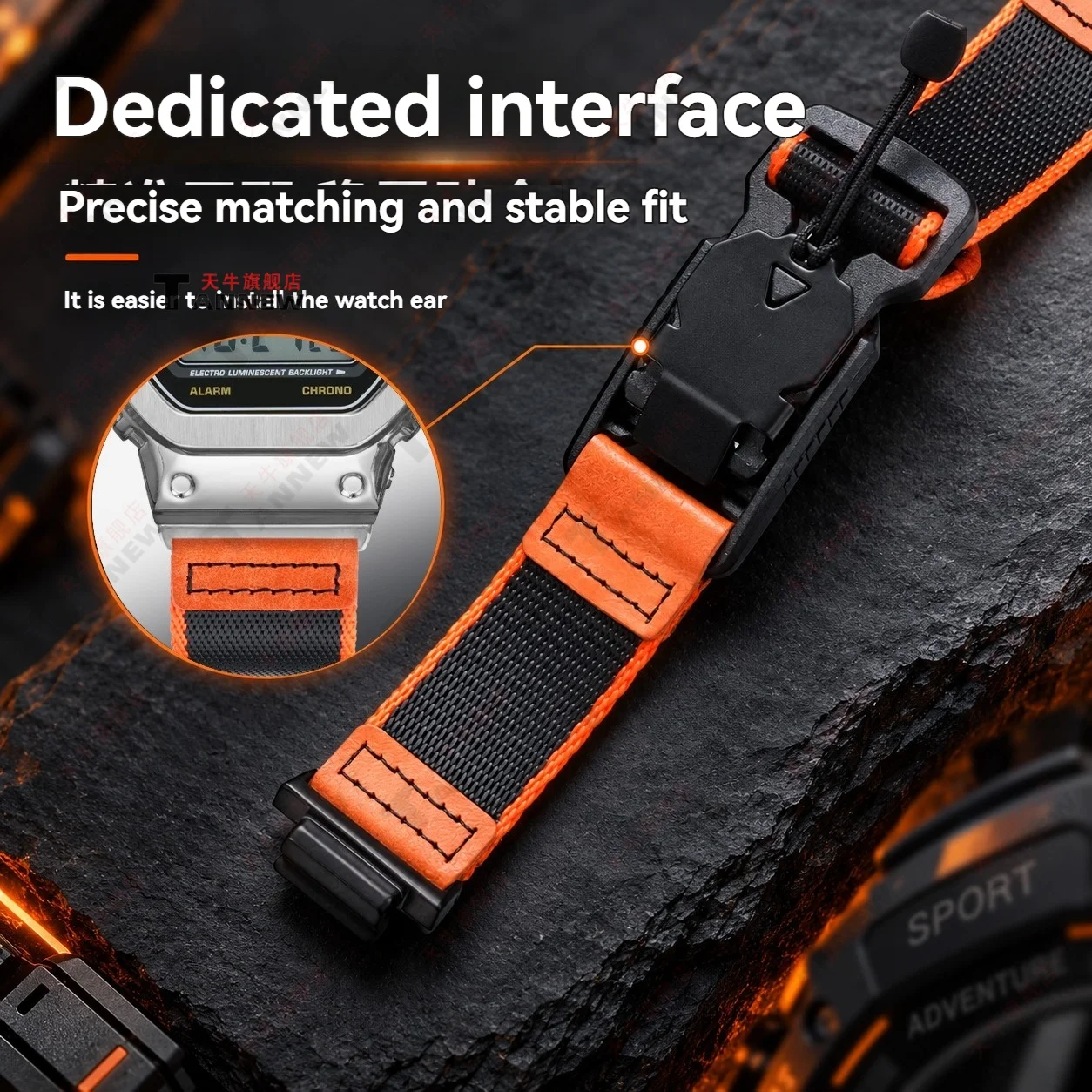 Correa de reloj de lona de nai - Casio Watch G-Shock Dw-5600 reseña y precio