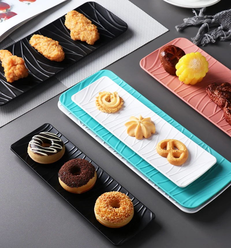 Japanese-style Sushi Plate Easy To Clean Elegant Design Durable Trending Tableware Unique Sushi Serving Essentials Versatile