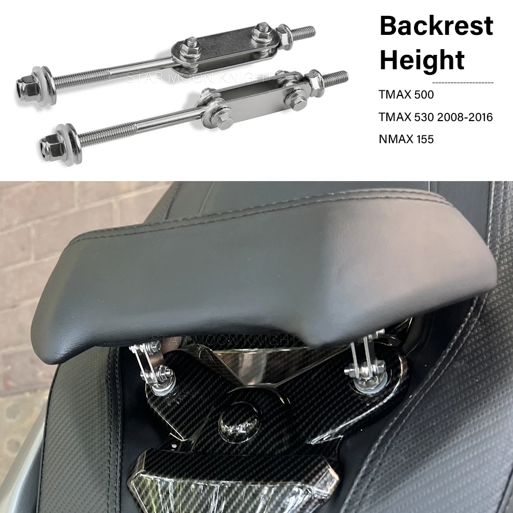 

For Yamaha TMAX500 TMAX530 Accessories Motorcycle Backrest Elevator Lumbar Support Adjuster Backrest Adjuster