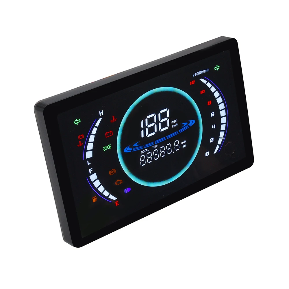 

Motorcycle Digital Speedometer Universal Tachometer RPM Water Temperature Meter Assy For Only Single Cylinder Engines