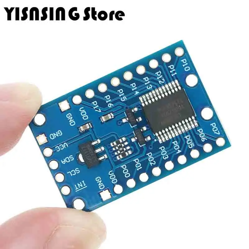 PCF8575 Module IO Expansion Board DC 2.5-5.5V I2C Control Board 2 to 16 IO Ports For Arduino