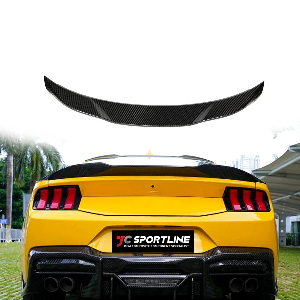 

ATV&UTVHigh Quality Carbon Fiber S650 Rear Wing Trunk Ducktail Spoiler for Ford Mustang S650 GT Coupe 2024-2025