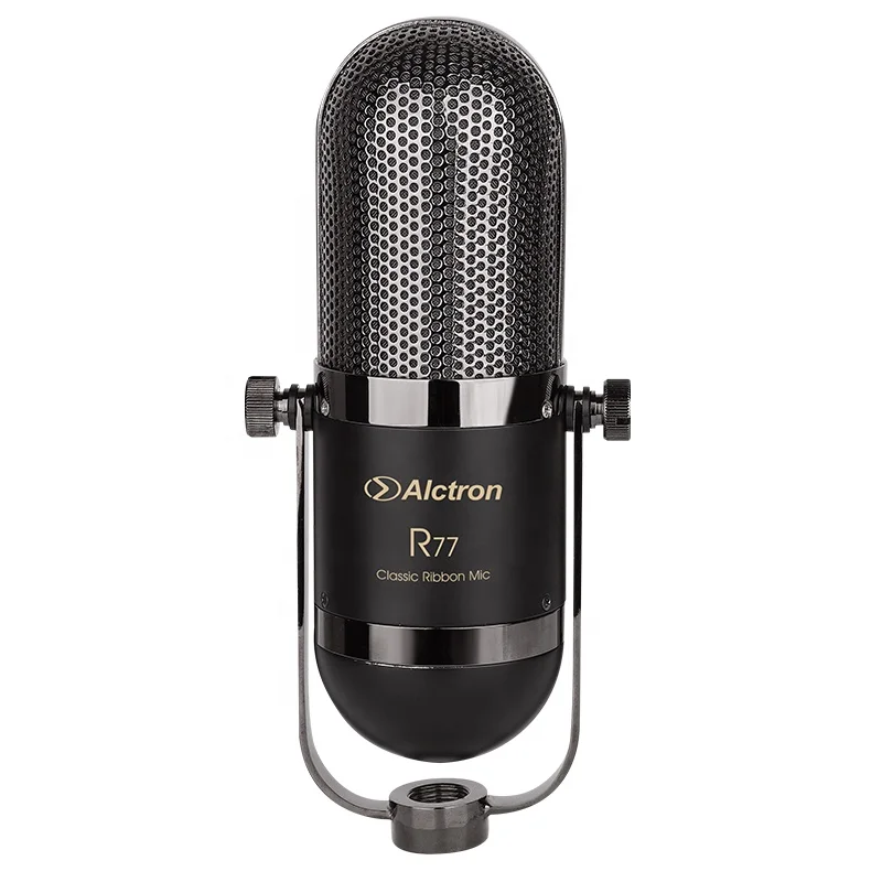 Alctron R77 ribbon microphone musical instrument microphone for recording studios and live performances