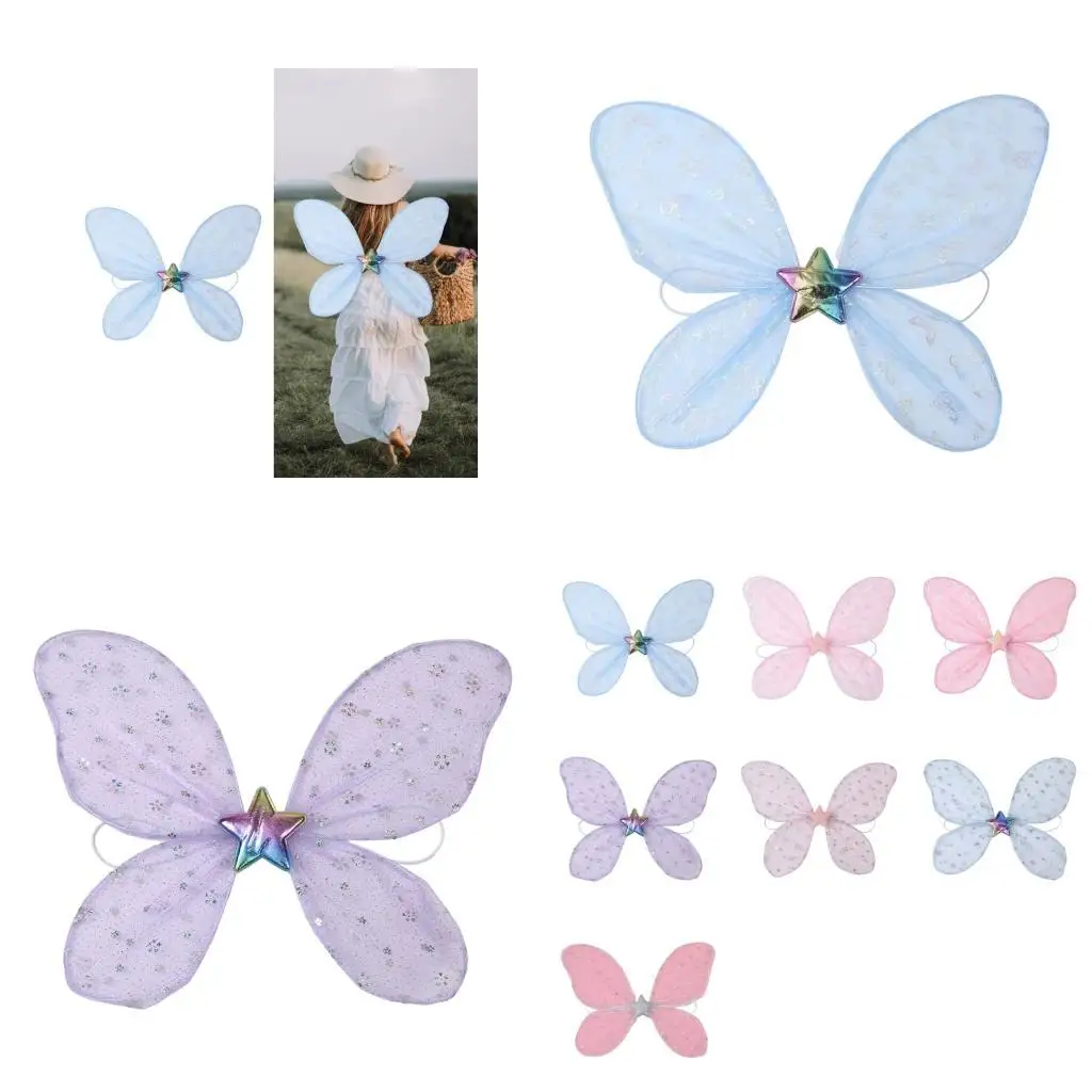 

R1WE Fairys Wing, Butterfly Fairys Wing Costume Costume Angel Wing для женщин -девушек
