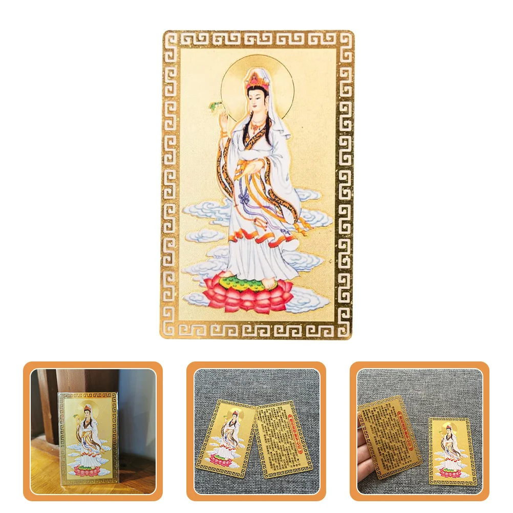 

Guanyin Fine Craftsmanship Portable Lucky Amulet For Protection Auspicious Gift Avalokitesvara Chinese Style Religious