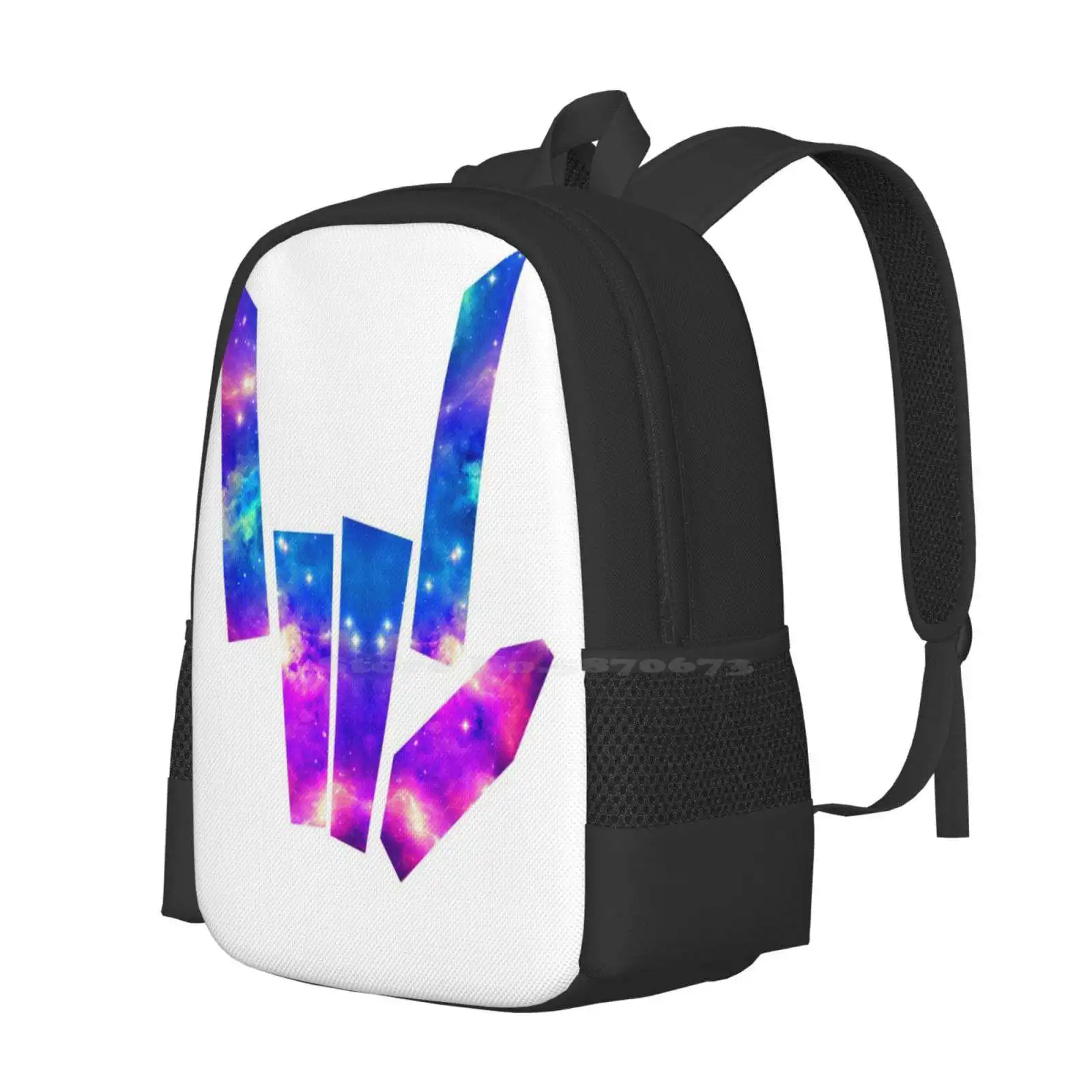 Share The Love Galaxy Logo Pattern Design Mochila Mochilas escolares Share The Love Sharer Vlogger Gamer Youtube Fan Kids Galaxy Logo