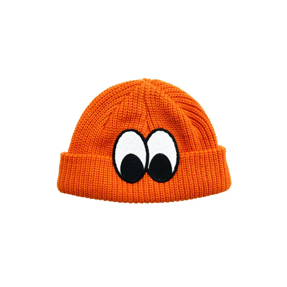 Children\'s Hat 2024 Autumn/Winter New Cartoon Fashion Sunscreen Boys and Girls Baseball Hat Elastic Casual Eye Baby Knitted Hat