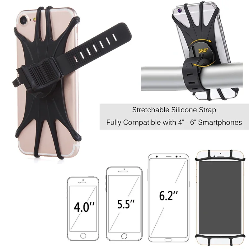 vvocci Baby Stroller Accessories Mobile Phone Holder Rack Universal 360 Rotatable Baby Pram Cart Phone Holdeolder For GPS Device