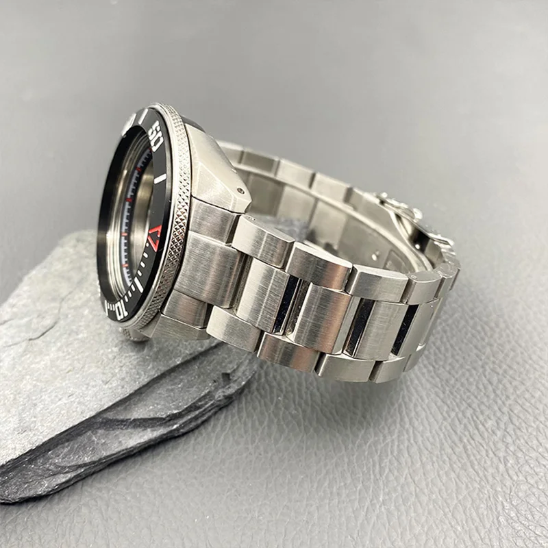 Mod SRPF Samurai King Series Watch Case Seal Bottom Cover Fit NH35 NH36 4R Japan Automatic Movement Watch Case and Bracelet Sets