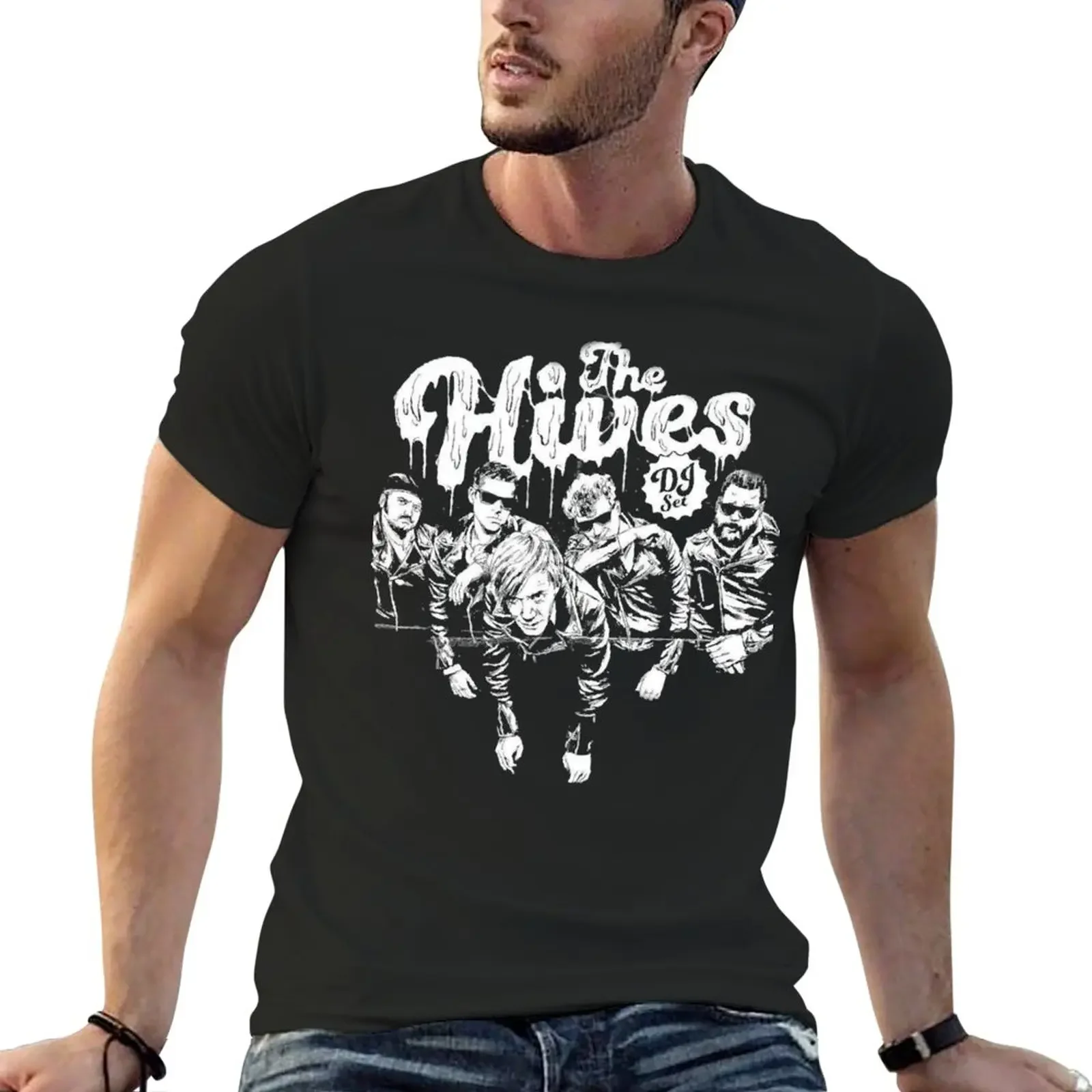 New Great Model The Hives Gift Music Fans T-Shirt oversized t shirts graphics t shirt sweat shirts, men