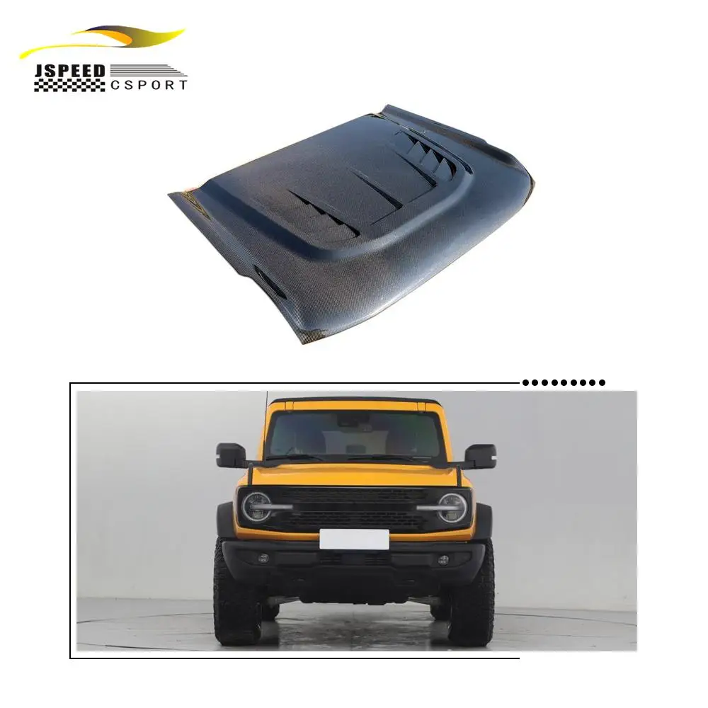 

Капот двигателя из углеродного волокна для Ford Bronco 2021-2023
