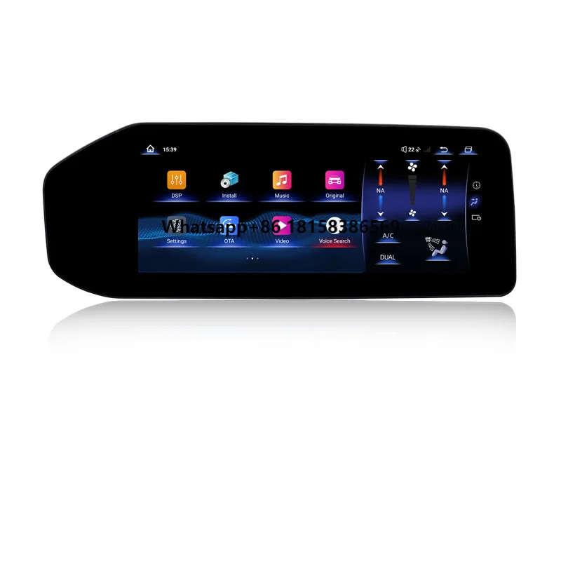 

12.3" HD Touch Screen Upgrade Display Android 13 Carplay Android AUTO GPS Navigation Audio for Lexus ES350 ES300h ES200 ES250