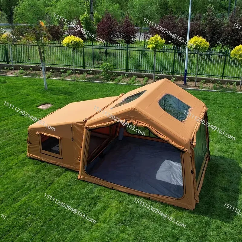 

Large luxury automatic inflatable tent waterproof cotton portable outdoor camping thick rainproof hut