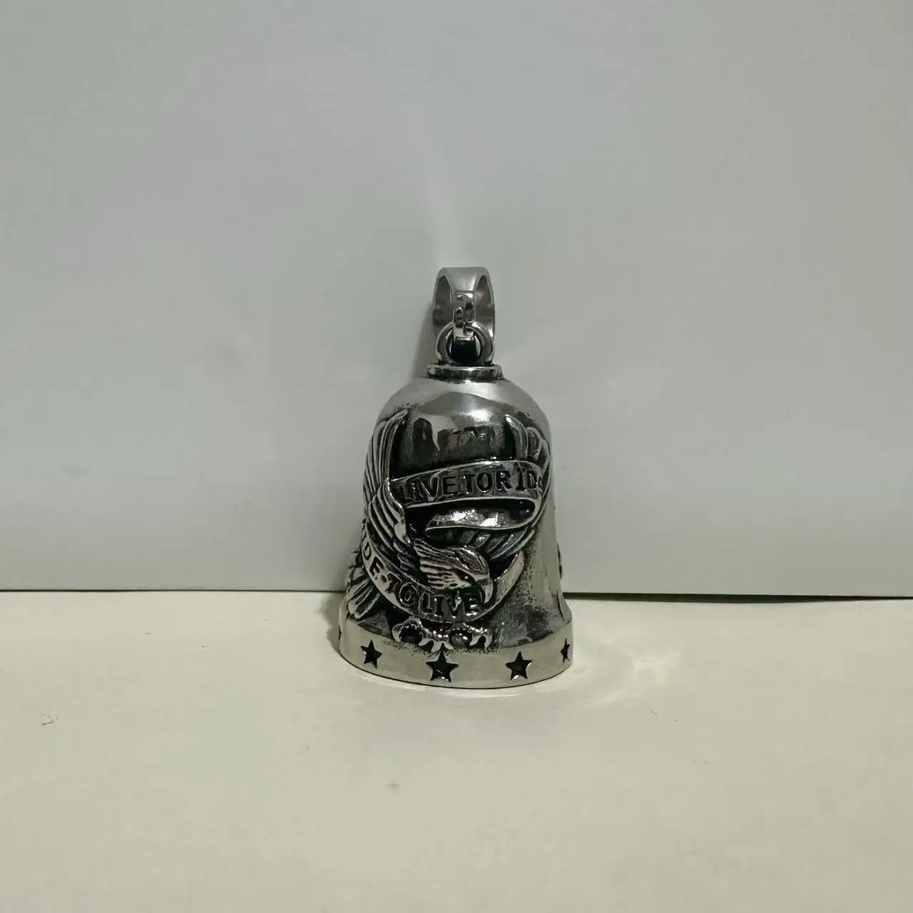 Personalized Versatile Motorcycle Lucky Riding Punk Raptor Eagle Bell Necklace with Accessories