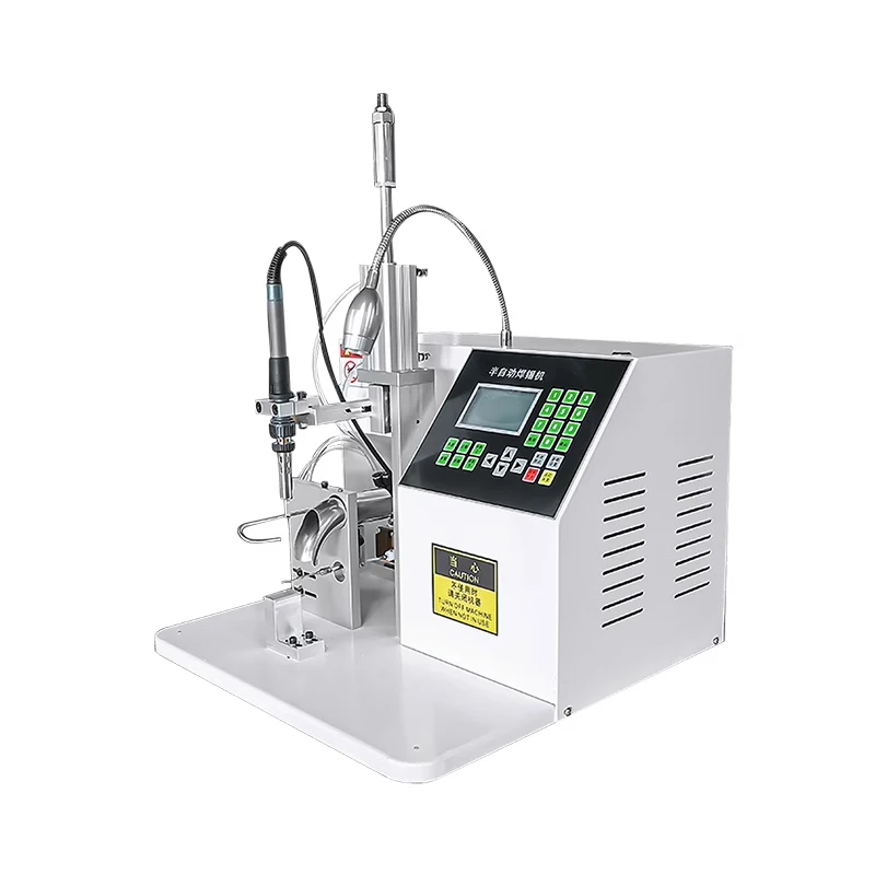 Semi automatic wire soldering machine circuit board welding equipment