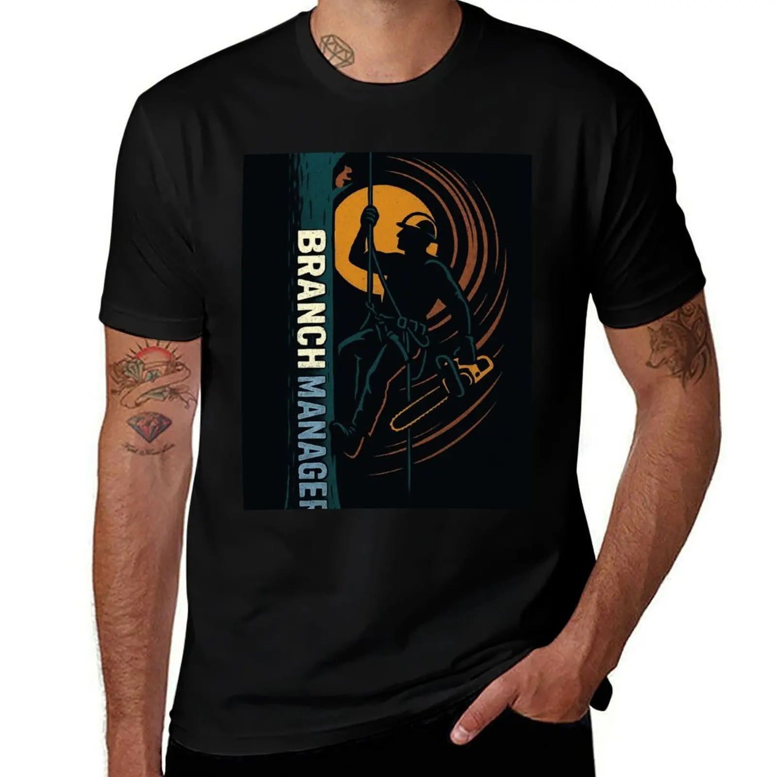 

Branch Manager—Keeping Trees in Line T-Shirt shirts graphic football t shirt custom t-shirts vintage t shirt men