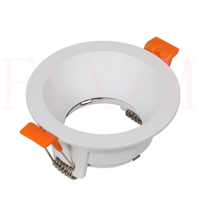 Aluminum housing cover GU10 round LED module spot light holder fixed recessed led downlight frame