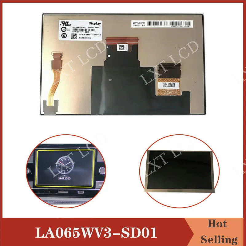 

Original 6.5 inch LA065WV3-SD01 LA065WV3(SD)(01) LA065WV3SD01 LCD With Touch Screen For For Skoda Fabia 3 Car GPS Navigation