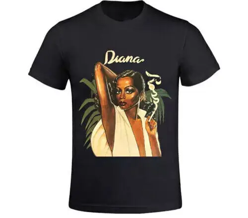 Diana Ross Cool Cotton Black All Size Unisex Tee Shirt