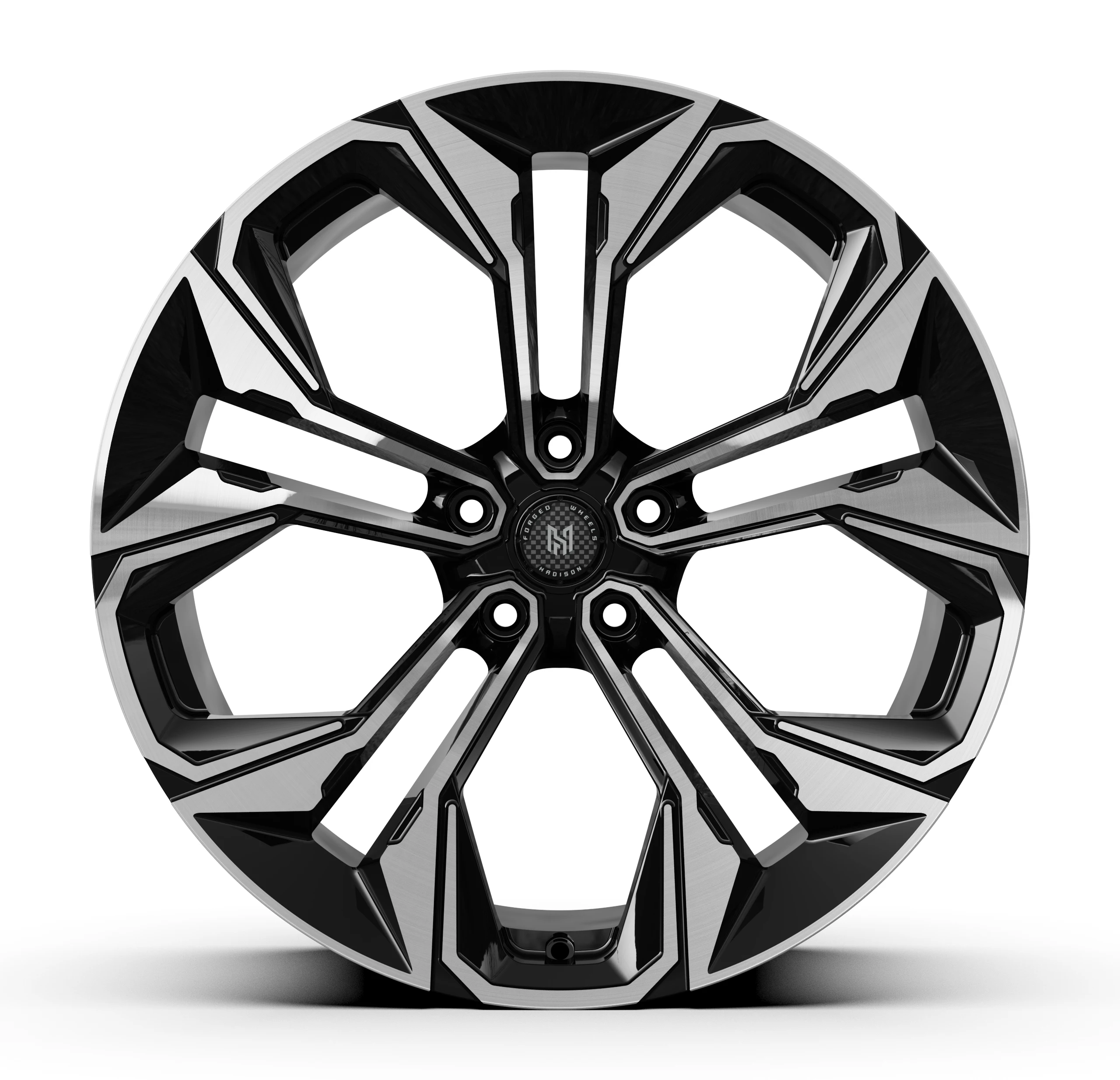 

HADISON HD1262 Customizable Black Machined Concave Spoke Forged Wheels Rims 18" 19" 20 "21" 22" 23" 5x120 5x112 For Any Car