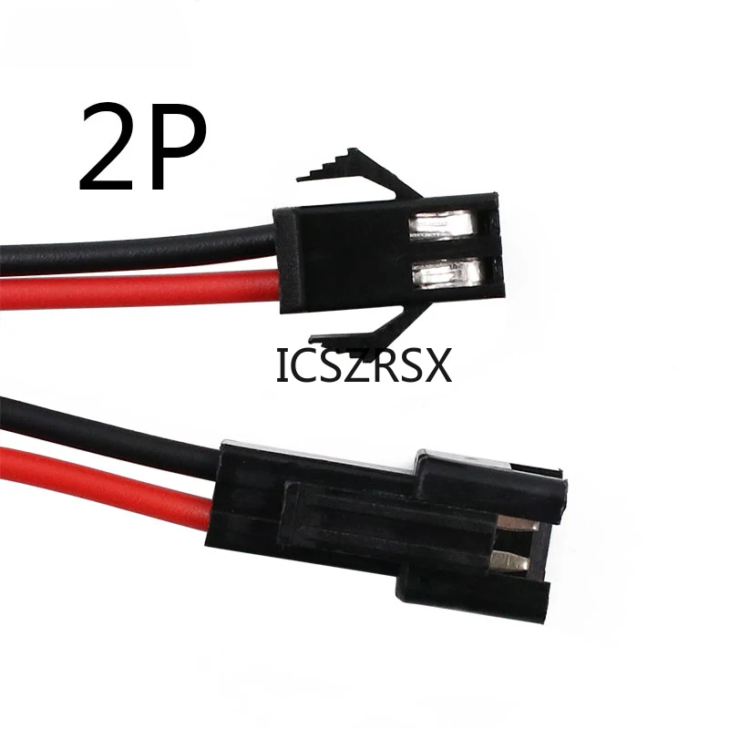 10Pairs 15cm JST SM 2P 2Pin Plug Socket Male to Female Wire Connector LED Strips Lamp Driver Connectors Quick Adapter