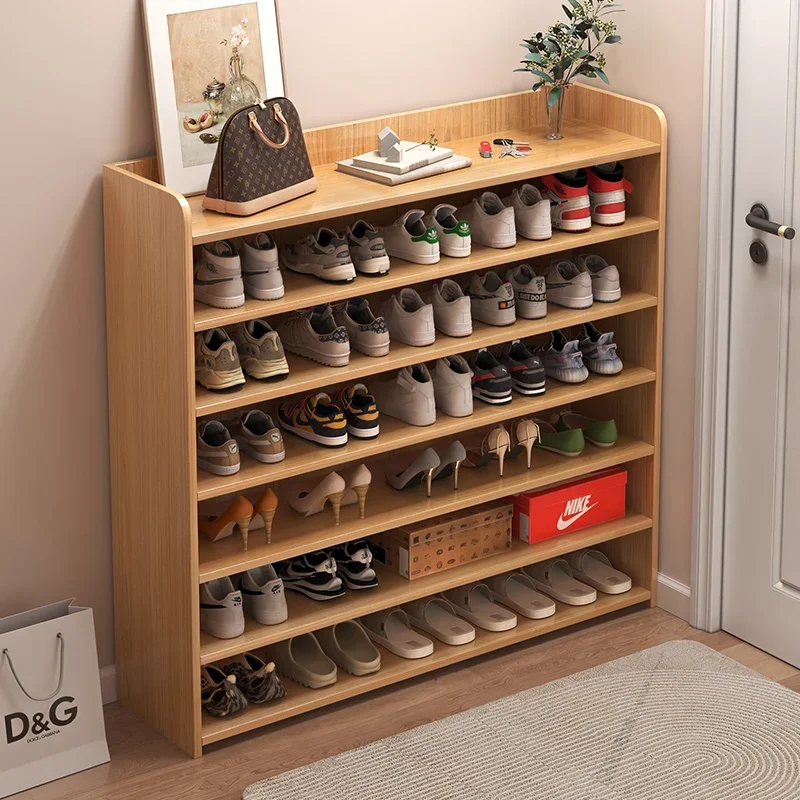 

The shoe rack is simple and space-saving, the small shoe cabinet is small, and the dust-proof storage is multi-layered