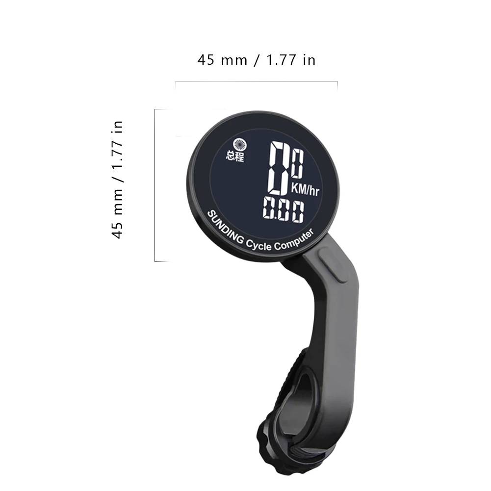 Speedometer Waterproof Cycling Computer Multi Function Automatic Wake-up with Backlight for Outdoor MTB Road Cycling and Fitness