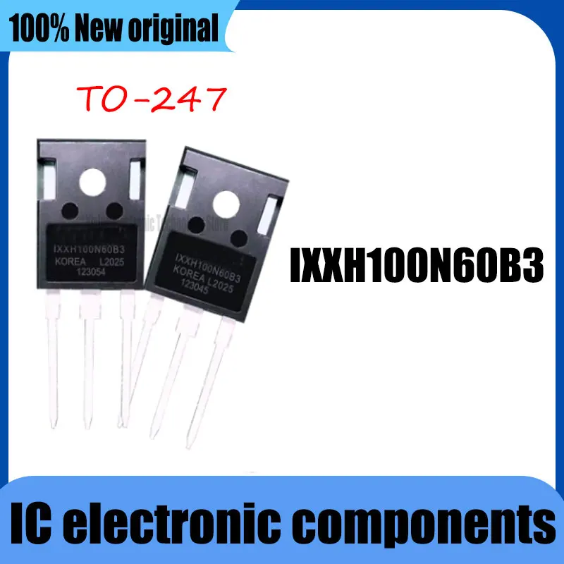 

1PCS NEW IXXH100N60B3 IXXH100N60 IXXH100 TO-247 600V 100A IGBT Tube IC Chip