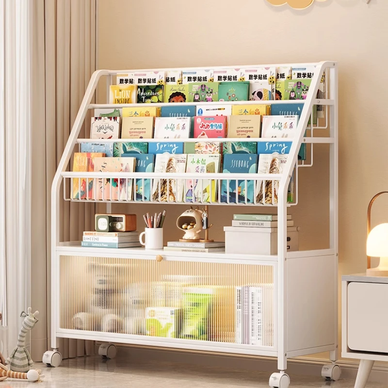 Kinder Children Book Shelf Baby Kids Bookcase Storage Organizer Infant Montessori Songmics Infantil Living Room Furniture