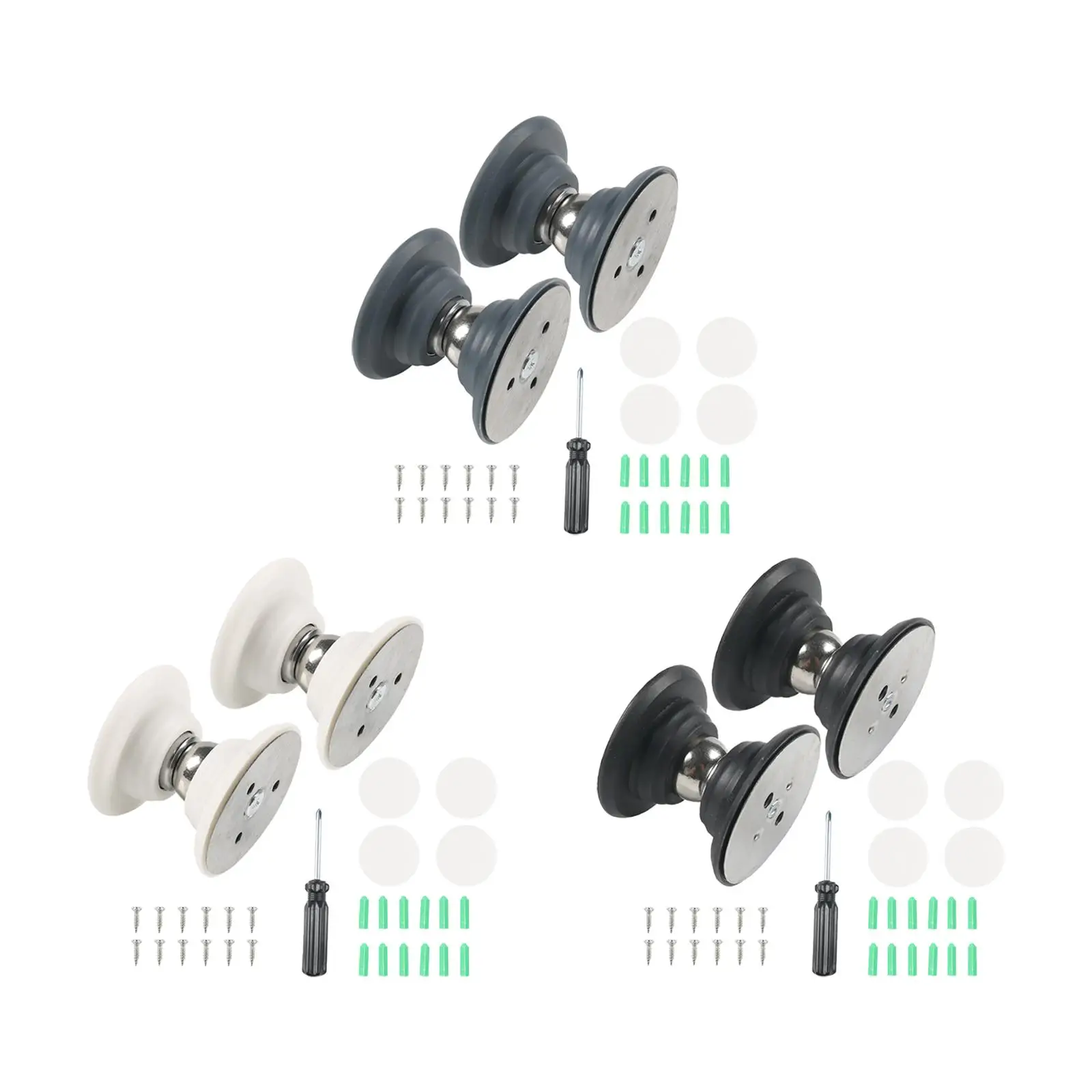 2 peças rv porta rolha parede piso montagem suporte de porta resistente para motorhome