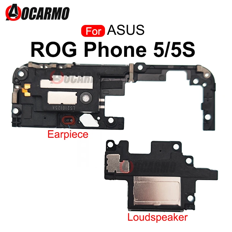 For ASUS ROG Phone 5 5S I005DA ROG5 Ear Speaker Earpiece Bottom Loudspeaker Buzzer Ringer Flex Cable Replacement Repair Parts