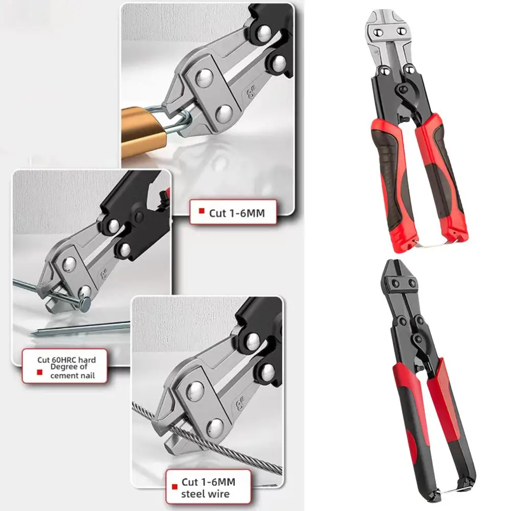 Mini Industrielle Stahlschneidezange, Hochfeste Kraftsparende Drahtschere, ION-Mesh-Kettenschneidezange – Detail 8