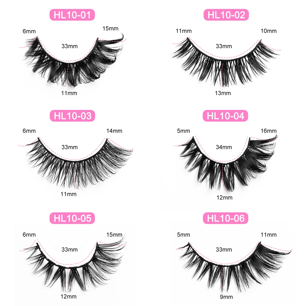 Ciglia finte in pelliccia di castoro 3D di alta qualità con trama spessa per l'esportazione europea e americana all'ingrosso transfrontaliero
