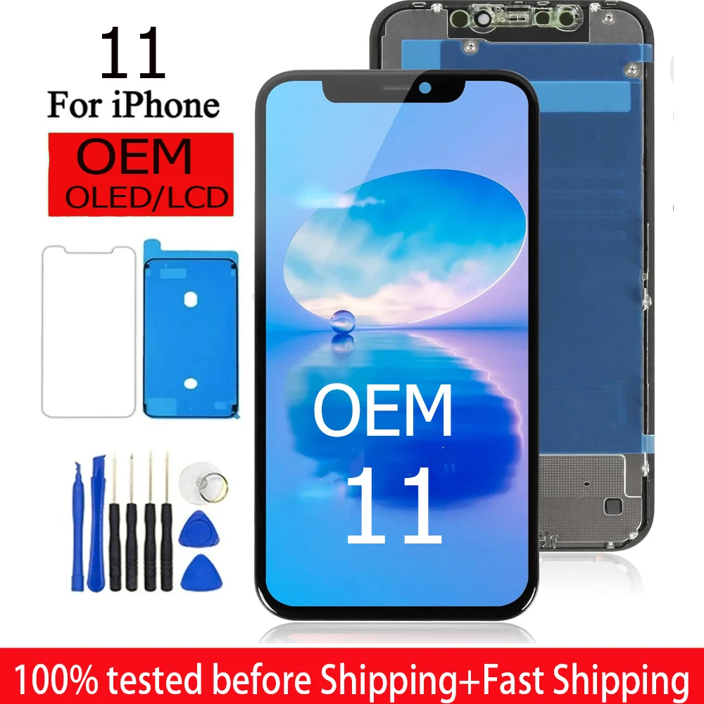 OEM Pantalla for iphone 11 LCD Display Touch Screen Digitizer Assembly for iPhone 11 LCD Replacement with 3D Touch