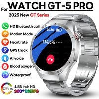 New Smart Watch Men 360*360 HD Display Heart Rate Custom Dial AI Voice Sport  Waterproof Bluetooth Call Smartwatch For Huawei