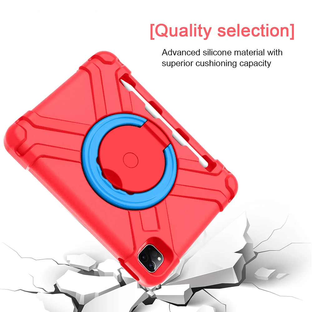360° Rotating Bracket For iPad Pro 10.5 2017 10th Gen 11th Gen For iPad Air 1 2 9.7 Inch 2018 2017 Without Pen Slot Flat Shell