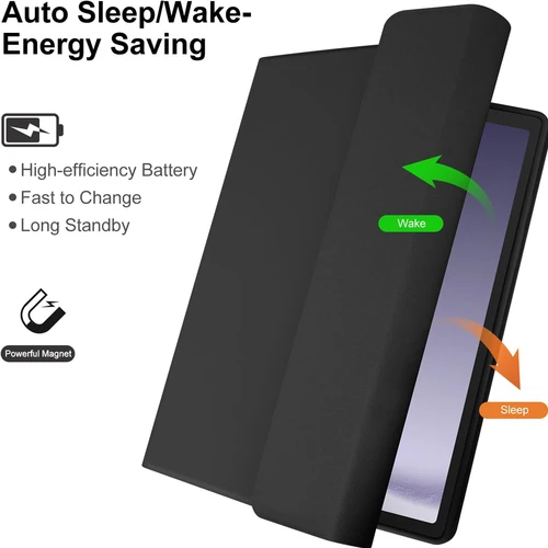 Imagen 2 del producto Funda para tableta Samsung Galaxy Tab S10 FE Plus de 13,1 pulgadas, funda de teclado desmontable para Tab S10 FE + 13,1 ""funda con portalápices