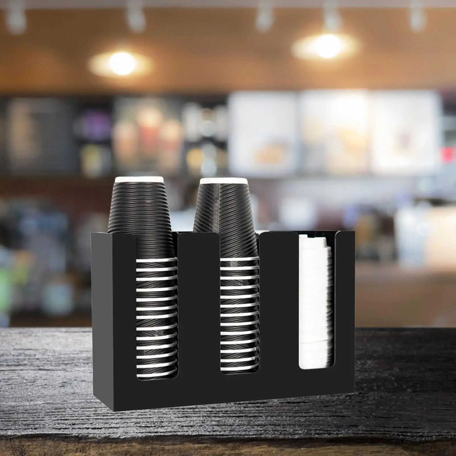 

Держатель для кофейных капсул, одноразовый диспенсер для стаканчиков, контейнер для хранения, современный держатель для одноразовых бумажных стаканчиков