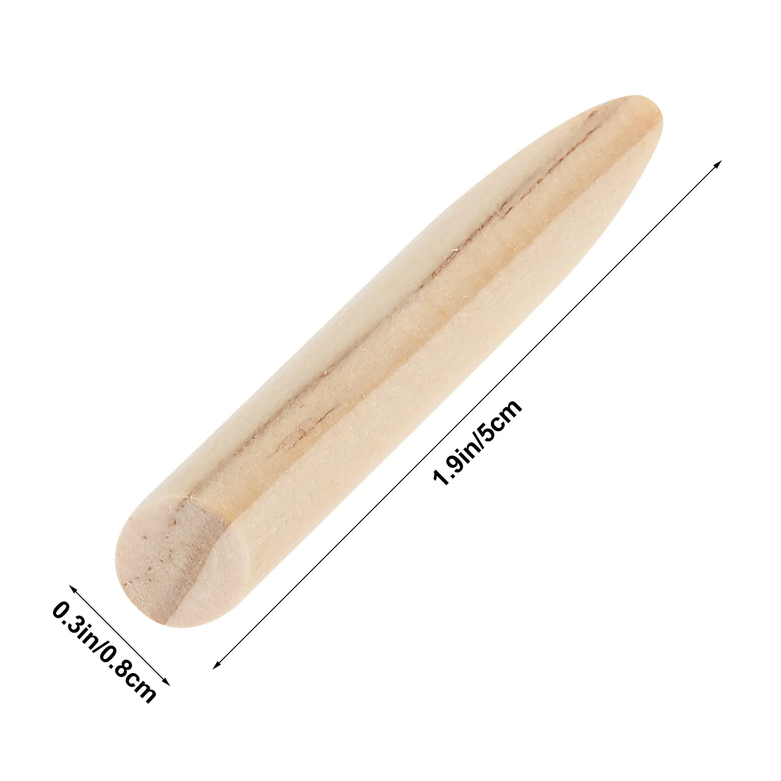 50Pcs Wood Oblique Plugs Professional Carpentry Woodworking Locator Accessories for Screw Hole Covering Painting Prep Furniture