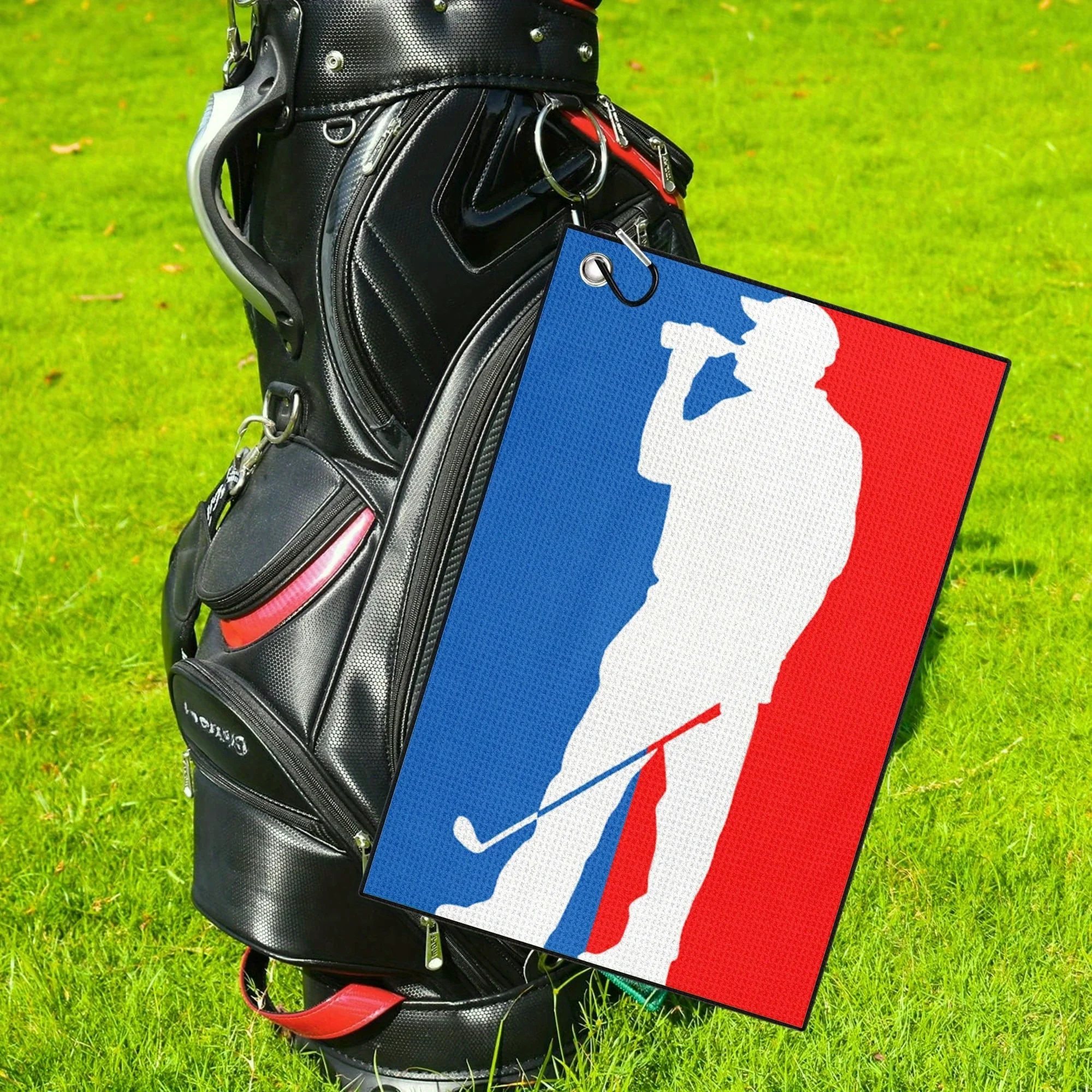 Funny Golf Towel, Printed Golf Towels for Golf Bags with Clip, Golf Accessories Funny Golf Christmas Gifts for Men Golfers
