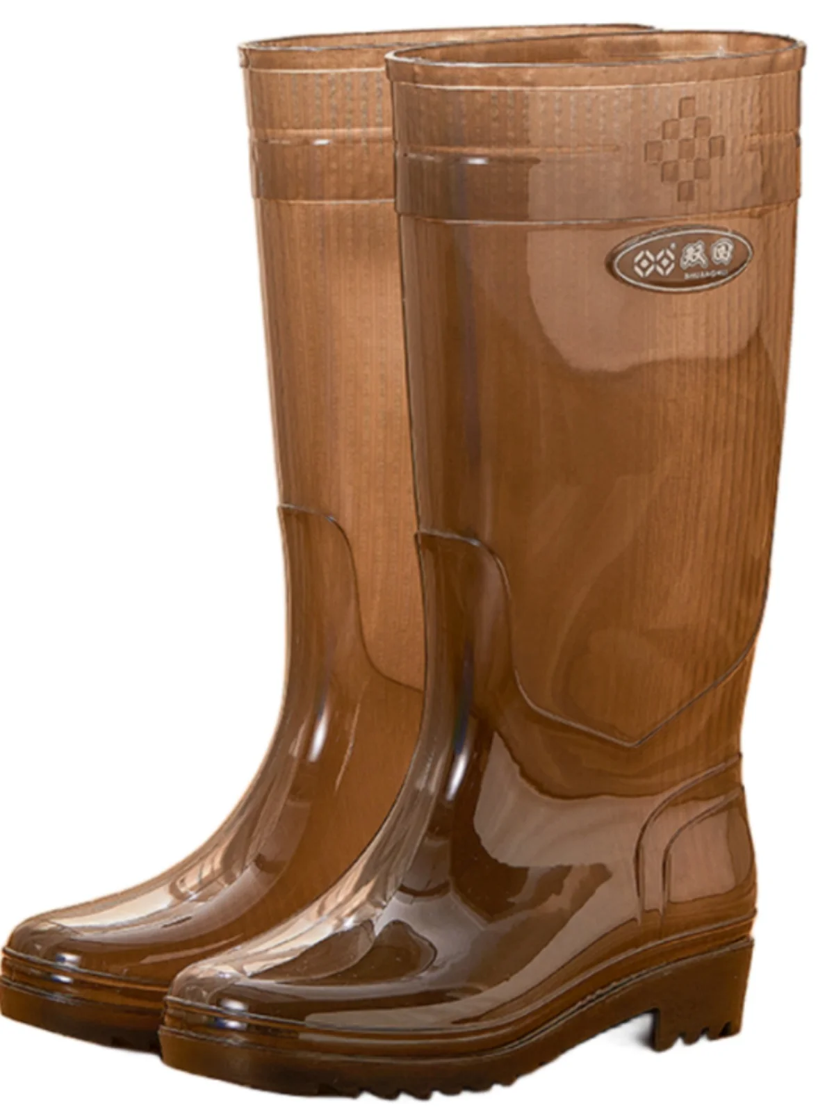 أحذية مطر نسائية شفافة عالية الساق سريعة الجفاف بدون بطانة مقاومة للماء ومضادة للانزلاق للمطبخ وأحذية مائية أنيقة للارتداء ال...